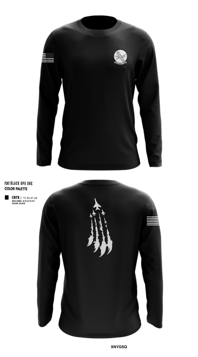 UofA NROTC 61783960 Long Sleeve Performance Shirt 1