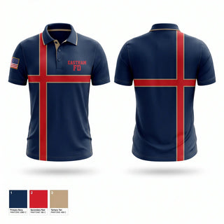 Short Sleeve Performance Polo, Eastham FD, Fire Department, Teamtime, Team time, sublimation, custom sports apparel, team uniforms, spirit wear, spiritwear, sports uniforms, custom shirts, team store, custom team store, fundraiser sports, apparel fundraiser