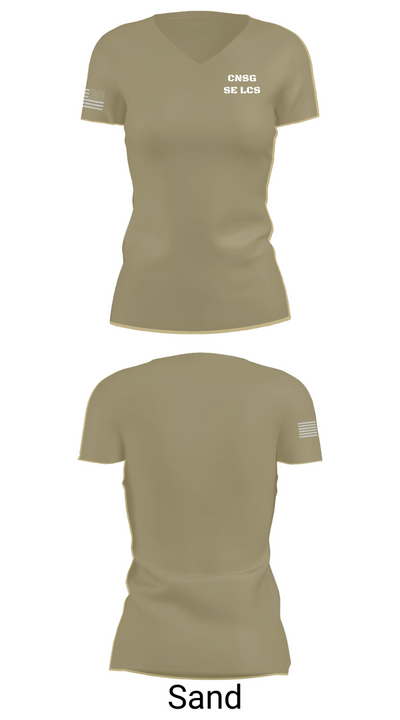 CNSG SE LCS 92089189 Women's Short Sleeve V-neck Shirt - 84