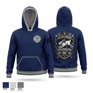 Hoodie, Rescue engine 91, Fire Department, Teamtime, Team time, sublimation, custom sports apparel, team uniforms, spirit wear, spiritwear, sports uniforms, custom shirts, team store, custom team store, fundraiser sports, apparel fundraiser