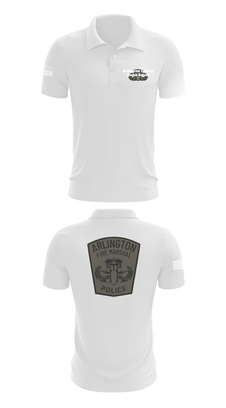Short Sleeve Performance Polo, Arlington County Bomb Squad, Fire Department, Teamtime, Team time, sublimation, custom sports apparel, team uniforms, spirit wear, spiritwear, sports uniforms, custom shirts, team store, custom team store, fundraiser sports, apparel fundraiser