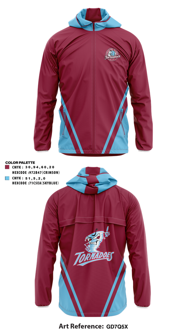 Windbreaker, Talladega College Women’s Soccer, Women's Soccer, Teamtime, Team time, sublimation, custom sports apparel, team uniforms, spirit wear, spiritwear, sports uniforms, custom shirts, team store, custom team store, fundraiser sports, apparel fundraiser