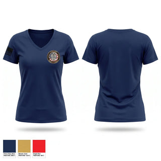 Womens Short Sleeve Vneck Shirt, Special Response Team, Police, Teamtime, Team time, sublimation, custom sports apparel, team uniforms, spirit wear, spiritwear, sports uniforms, custom shirts, team store, custom team store, fundraiser sports, apparel fundraiser