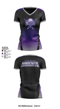 LI Knights Women's Short Sleeve V-neck Shirt - 5