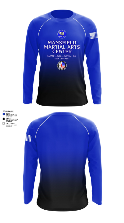 Mansfield Martial Arts Center Long Sleeve Performance Shirt 17