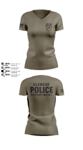 Glencoe Police Department Women's Short Sleeve V-neck Shirt - 3