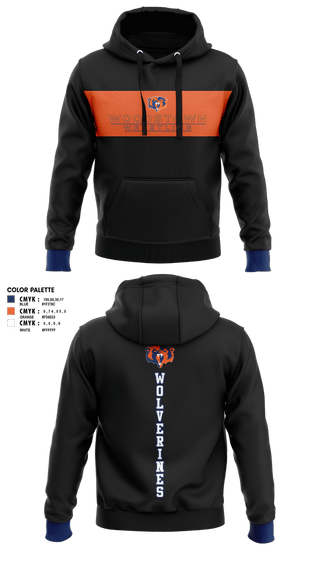 Hoodie, Woodstown Wrestling, Wrestling, Teamtime, Team time, sublimation, custom sports apparel, team uniforms, spirit wear, spiritwear, sports uniforms, custom shirts, team store, custom team store, fundraiser sports, apparel fundraiser