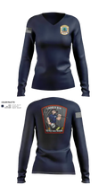 814 truck 79769085 Women's Long Sleeve V-neck Shirt - 21