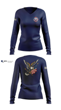 Miami Twp Fire Rescue 91298042 Women's Long Sleeve V-neck Shirt - 100