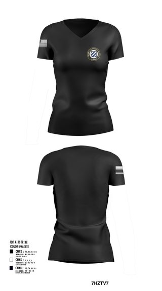 Womens Short Sleeve Vneck Shirt, 3rd Infantry Division, , Teamtime, Team time, sublimation, custom sports apparel, team uniforms, spirit wear, spiritwear, sports uniforms, custom shirts, team store, custom team store, fundraiser sports, apparel fundraiser