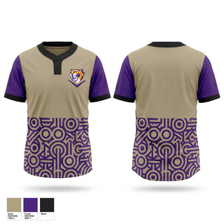 Two Button Softball Jersey, Sabers, Softball, Teamtime, Team time, sublimation, custom sports apparel, team uniforms, spirit wear, spiritwear, sports uniforms, custom shirts, team store, custom team store, fundraiser sports, apparel fundraiser