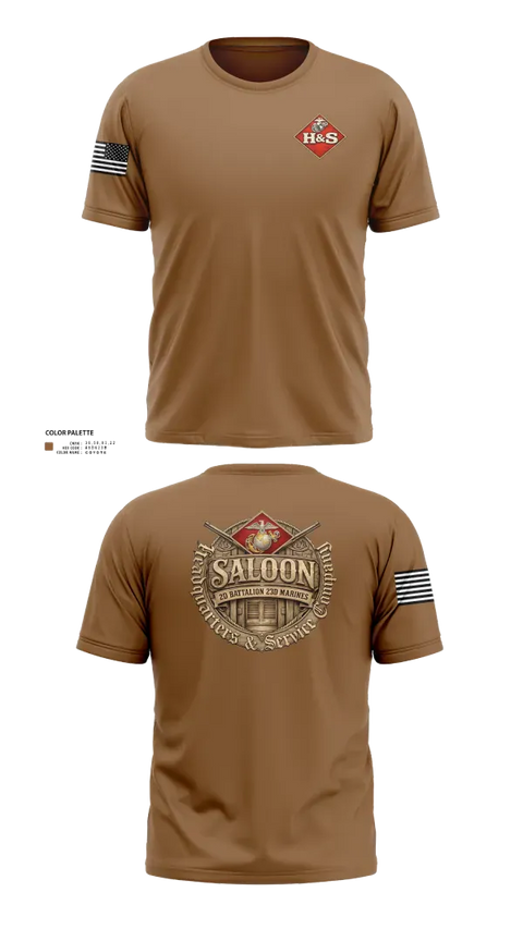 Old School Cotton Feel Shirt, 2D 23d Mar, Marines, Teamtime, Team time, sublimation, custom sports apparel, team uniforms, spirit wear, spiritwear, sports uniforms, custom shirts, team store, custom team store, fundraiser sports, apparel fundraiser