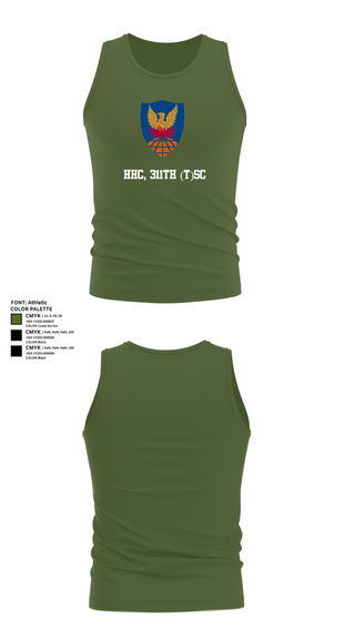 Tank Top, HHC, 311th (T)SC, , Teamtime, Team time, sublimation, custom sports apparel, team uniforms, spirit wear, spiritwear, sports uniforms, custom shirts, team store, custom team store, fundraiser sports, apparel fundraiser