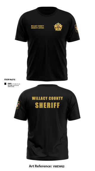 Short Sleeve Performance Shirt, Willacy County Sheriff's Office, Police, Teamtime, Team time, sublimation, custom sports apparel, team uniforms, spirit wear, spiritwear, sports uniforms, custom shirts, team store, custom team store, fundraiser sports, apparel fundraiser
