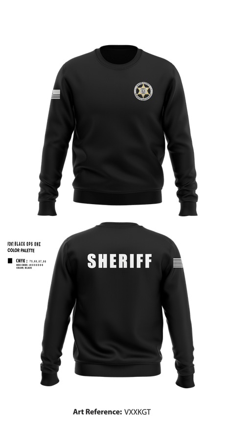 Crew Neck Sweatshirt, Wayne County Sheriff’s Department, , Teamtime, Team time, sublimation, custom sports apparel, team uniforms, spirit wear, spiritwear, sports uniforms, custom shirts, team store, custom team store, fundraiser sports, apparel fundraiser