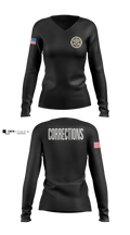 Greenup county detention center Women's Long Sleeve V-neck Shirt - 5