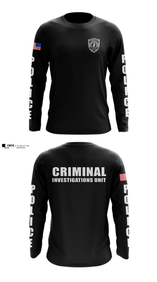 Long Sleeve Performance Shirt, Robbinsville Police, Police, Teamtime, Team time, sublimation, custom sports apparel, team uniforms, spirit wear, spiritwear, sports uniforms, custom shirts, team store, custom team store, fundraiser sports, apparel fundraiser