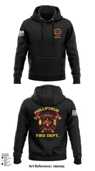 Hoodie, PHILLIPSBURG FIRE DEPARTMENT, , Teamtime, Team time, sublimation, custom sports apparel, team uniforms, spirit wear, spiritwear, sports uniforms, custom shirts, team store, custom team store, fundraiser sports, apparel fundraiser