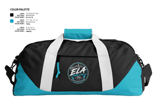 Duffle Bag, ELA hoopers, Women's Basketball, Teamtime, Team time, sublimation, custom sports apparel, team uniforms, spirit wear, spiritwear, sports uniforms, custom shirts, team store, custom team store, fundraiser sports, apparel fundraiser
