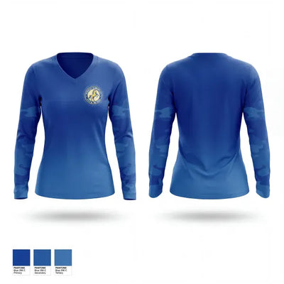 Mckinley elementary schools 11364838 Women's Long Sleeve V-neck Shirt - 1