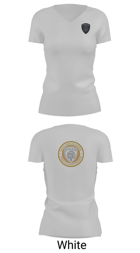 Womens Short Sleeve Vneck Shirt, EBRPD, Police, Teamtime, Team time, sublimation, custom sports apparel, team uniforms, spirit wear, spiritwear, sports uniforms, custom shirts, team store, custom team store, fundraiser sports, apparel fundraiser