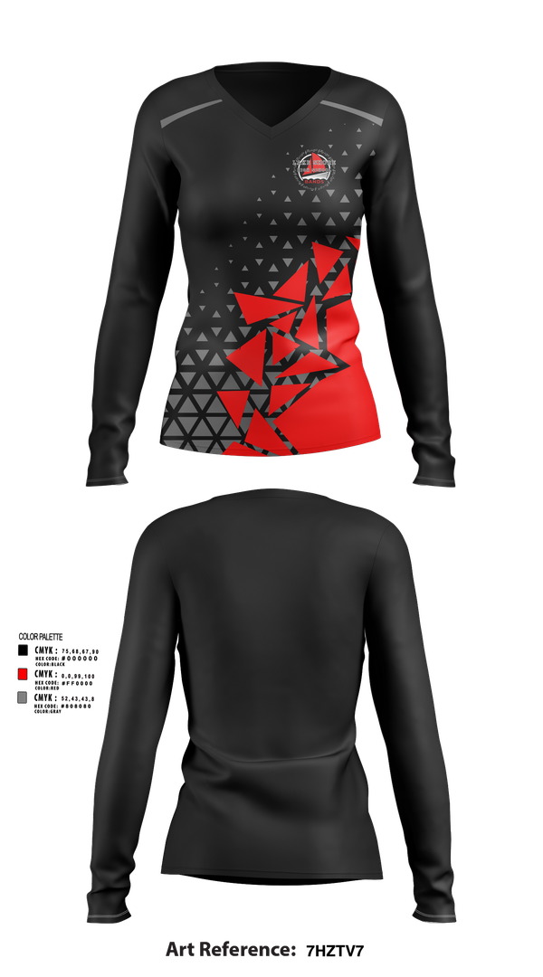 Womens Long Sleeve Vneck Shirt, Lake Shore High School Alumni Band, Spirit Store, Teamtime, Team time, sublimation, custom sports apparel, team uniforms, spirit wear, spiritwear, sports uniforms, custom shirts, team store, custom team store, fundraiser sports, apparel fundraiser