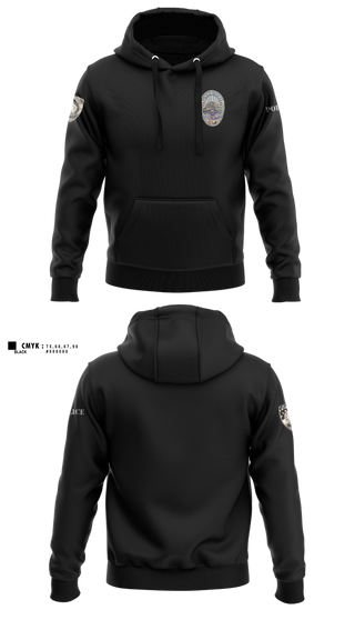 Hoodie, Ridgecrest Police Department, Police, Teamtime, Team time, sublimation, custom sports apparel, team uniforms, spirit wear, spiritwear, sports uniforms, custom shirts, team store, custom team store, fundraiser sports, apparel fundraiser