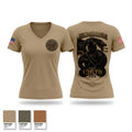HHC 136th ESB 16212636 Women's Short Sleeve V-neck Shirt - 1