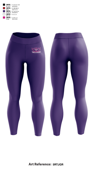 Womens Leggings, Carolina Track Hawks, Track & Field, Teamtime, Team time, sublimation, custom sports apparel, team uniforms, spirit wear, spiritwear, sports uniforms, custom shirts, team store, custom team store, fundraiser sports, apparel fundraiser