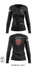 Logan EMS 80686657 Women's Long Sleeve V-neck Shirt - 1
