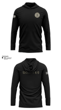 Williamson County K-9 Unit 61975120 Long Sleeve Performance Shirt with hood - 13