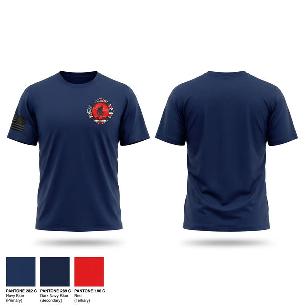 Old School Cotton Feel Shirt, Riggins City Fire Department, Fire Department, Teamtime, Team time, sublimation, custom sports apparel, team uniforms, spirit wear, spiritwear, sports uniforms, custom shirts, team store, custom team store, fundraiser sports, apparel fundraiser