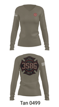 Local 3586 West Des Moines 80531034 Women's Long Sleeve V-neck Shirt - 11