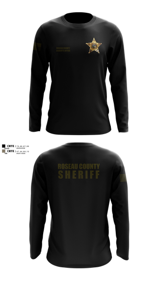 Long Sleeve Performance Shirt, Roseau County Sheriff’s Office, Police, Teamtime, Team time, sublimation, custom sports apparel, team uniforms, spirit wear, spiritwear, sports uniforms, custom shirts, team store, custom team store, fundraiser sports, apparel fundraiser