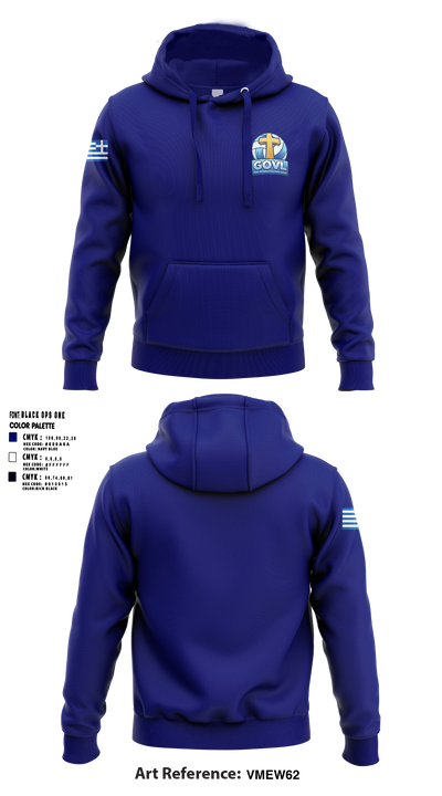 Greek Orthodox Volleyball League 97213591 Hoodie - 3