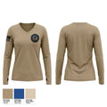TTBF 2026 31929879 Women's Long Sleeve V-neck Shirt - 1