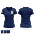 Edison Police Women's Short Sleeve V-neck Shirt - 1