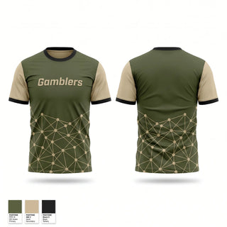 Short Sleeve Performance Shirt, Gamblers, Ice Hockey, Teamtime, Team time, sublimation, custom sports apparel, team uniforms, spirit wear, spiritwear, sports uniforms, custom shirts, team store, custom team store, fundraiser sports, apparel fundraiser