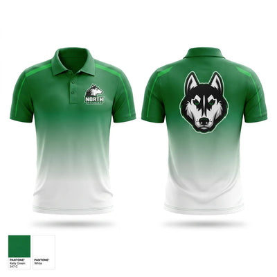 North Huskies Short Sleeve Performance Polo - 1