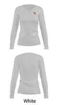 De Anza High School 76692398 Women's Long Sleeve V-neck Shirt - 16
