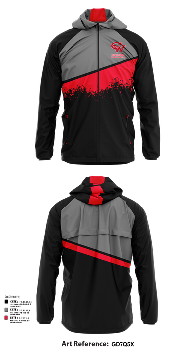 Washington Track & Field 76094298 Windbreaker - 11