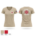 Old Pearl Vol. Fire Department Women's Short Sleeve V-neck Shirt - 1