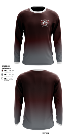 Long Sleeve Performance Shirt, East End Mishawaka Baseball Softball Association, Softball, Teamtime, Team time, sublimation, custom sports apparel, team uniforms, spirit wear, spiritwear, sports uniforms, custom shirts, team store, custom team store, fundraiser sports, apparel fundraiser