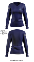 Lakeville Police Department 60717822 Women's Long Sleeve V-neck Shirt - 1