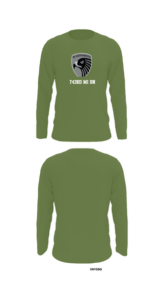 Long Sleeve Performance Shirt, 743rd MI BN, , Teamtime, Team time, sublimation, custom sports apparel, team uniforms, spirit wear, spiritwear, sports uniforms, custom shirts, team store, custom team store, fundraiser sports, apparel fundraiser