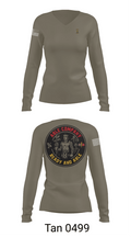 307TH ESB-E 96188121 Women's Long Sleeve V-neck Shirt - 11