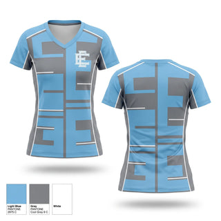 Womens Short Sleeve Vneck Shirt, Easy Elite Distance Project, Cross Country, Teamtime, Team time, sublimation, custom sports apparel, team uniforms, spirit wear, spiritwear, sports uniforms, custom shirts, team store, custom team store, fundraiser sports, apparel fundraiser