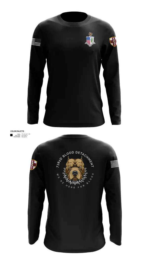 Long Sleeve Performance Shirt, 7236 Medical Support Unit, Army, Teamtime, Team time, sublimation, custom sports apparel, team uniforms, spirit wear, spiritwear, sports uniforms, custom shirts, team store, custom team store, fundraiser sports, apparel fundraiser
