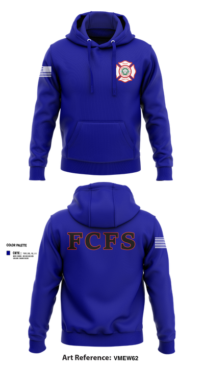Fairfield County Fire Service 95108928 Hoodie - 101
