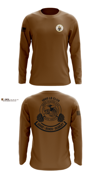 Long Sleeve Performance Shirt, 180th fighter wing, Air Force, Teamtime, Team time, sublimation, custom sports apparel, team uniforms, spirit wear, spiritwear, sports uniforms, custom shirts, team store, custom team store, fundraiser sports, apparel fundraiser